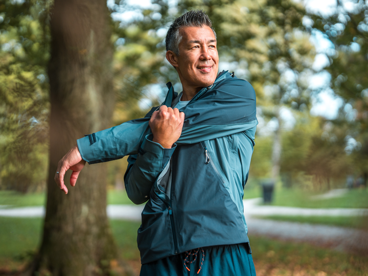 Man jogging