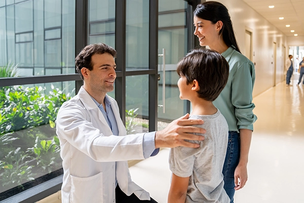 Dr with child