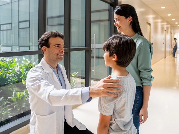 Dr and child