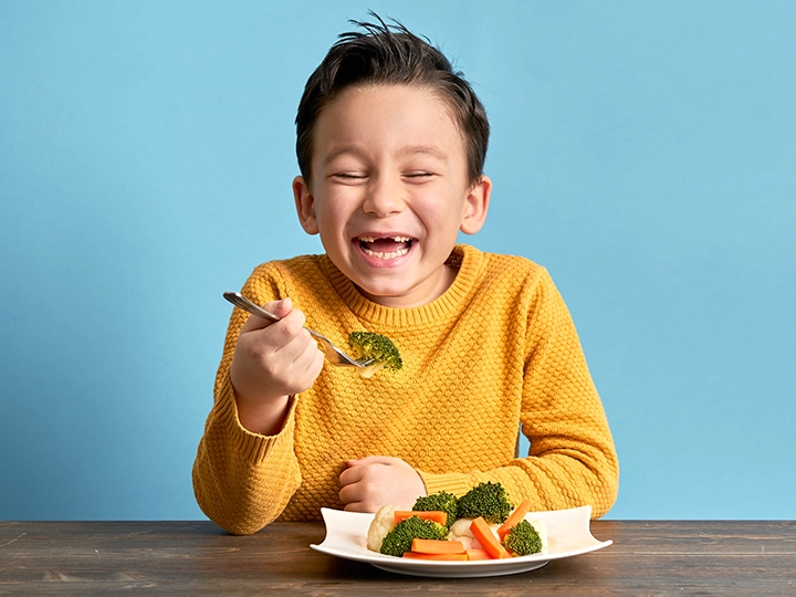 Child with stethoscope
