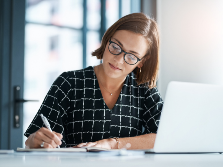 Person working on computer