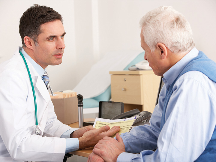 Doctor and patient