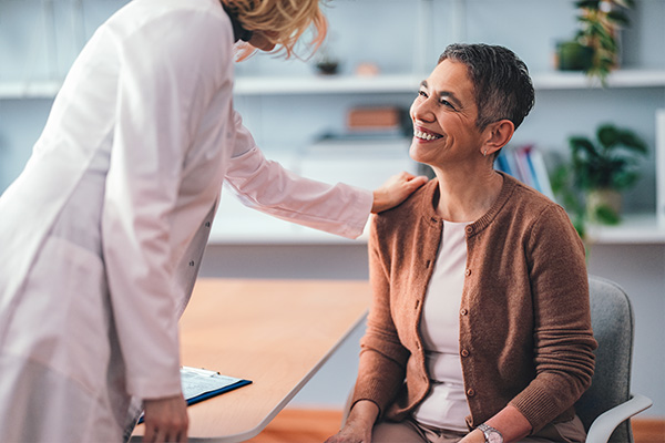 Doctor with a patient