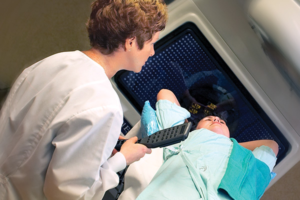 Doctor with a patient