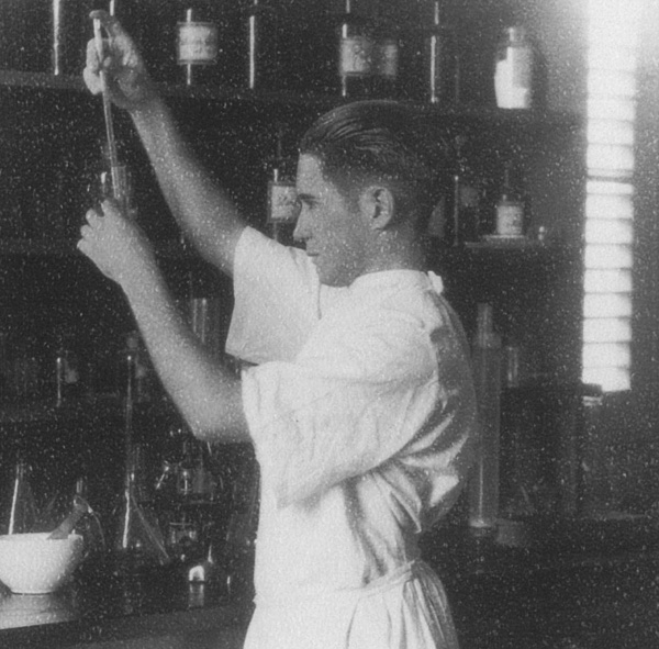 del Regato in the lab