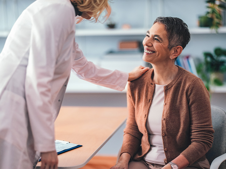 Doctor with a patient