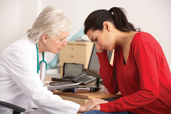 Doctor with a patient