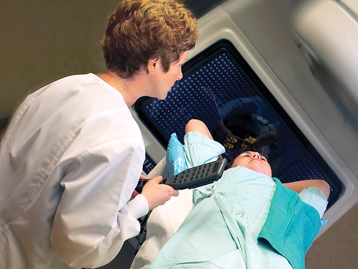 Doctor with a patient