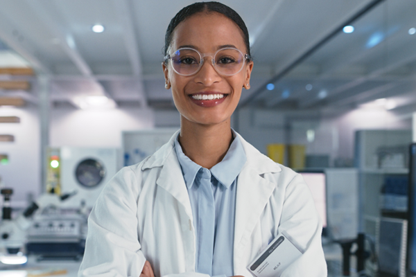 Doctor smiling