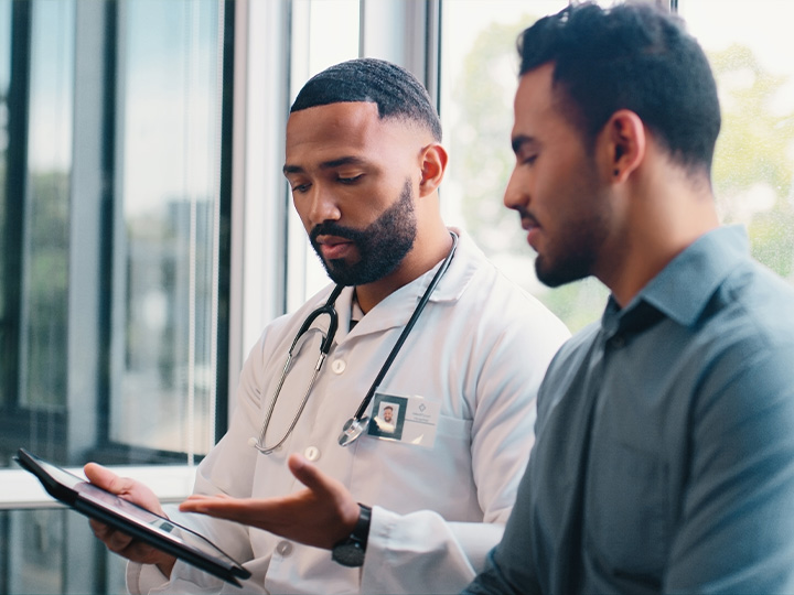 Doctor and patient