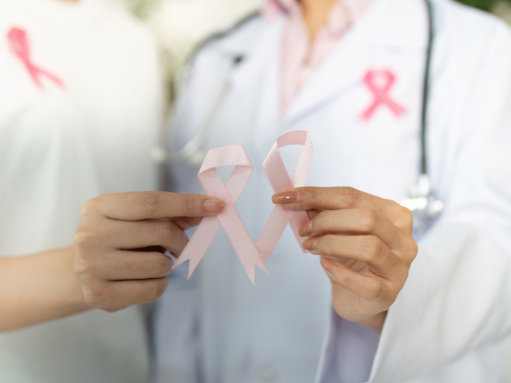 Doctors with ribbons